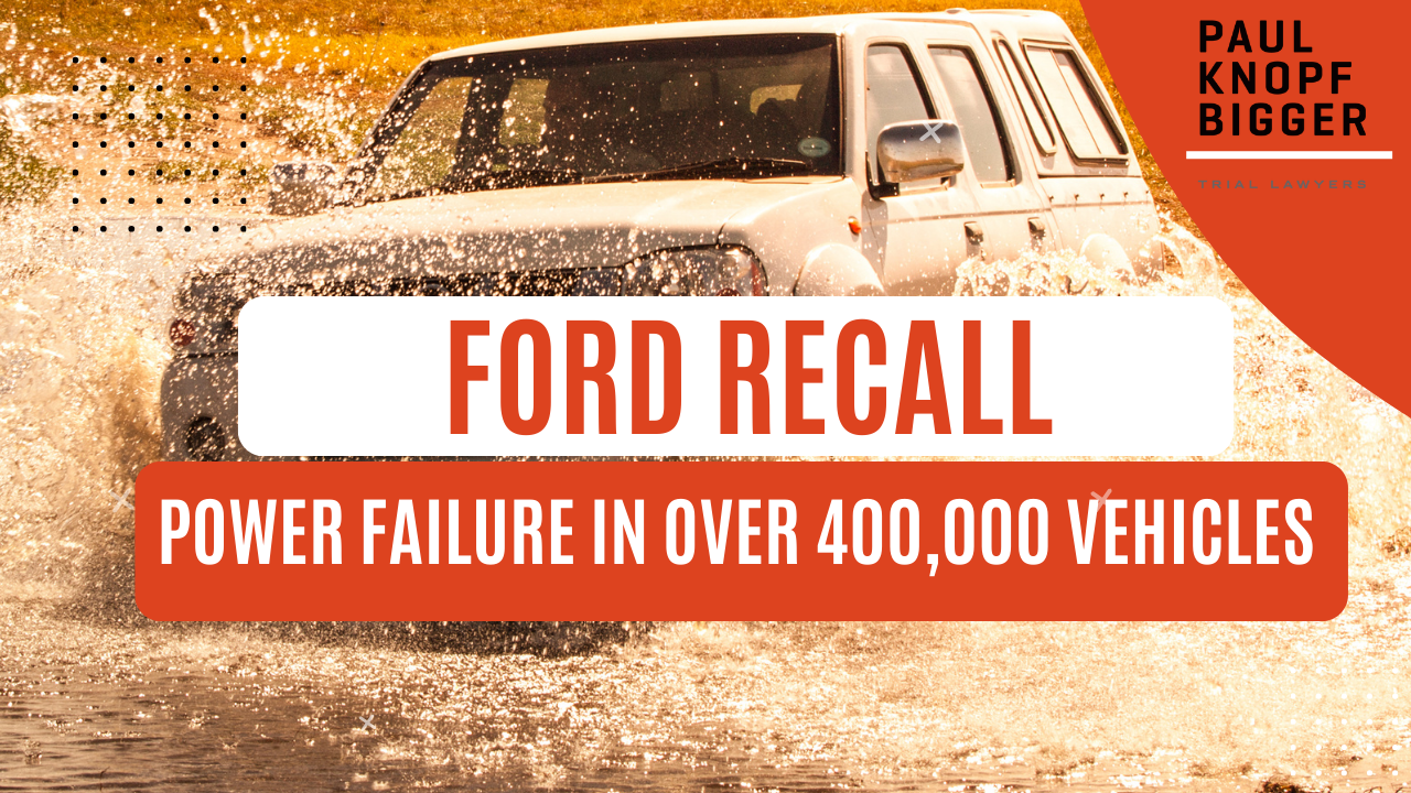 The Ford recall is attributed to failures in the vehicles' body and power train control modules to detect a "sudden degradation" in the cars' 12-volt battery charge.