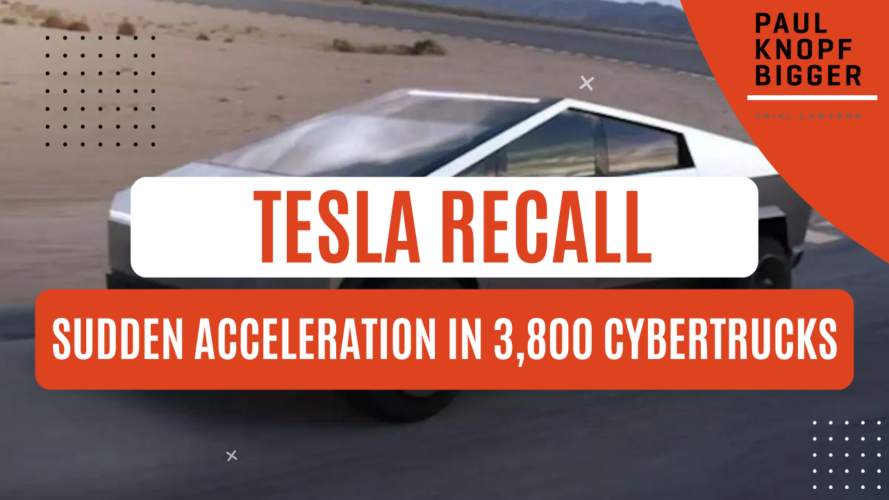 Tesla Cybertruck Recall: Attorneys Address Sudden Acceleration Risk